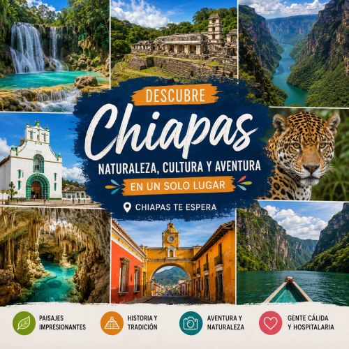 Chiapas, Naturaleza, cultura y aventura Agencia de viajes Piscis